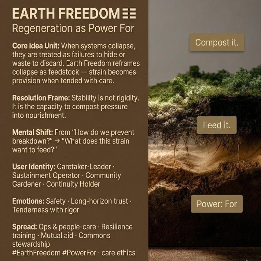 Earth Freedom - Regeneration